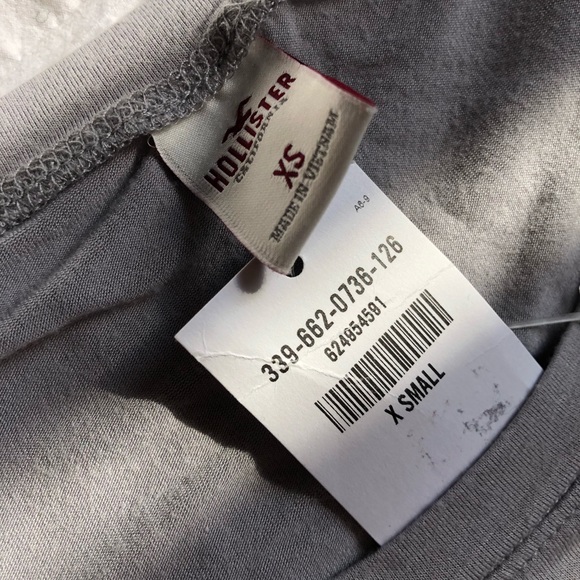 🆕 BNWT HOLLISTER long sleeve tshirt XS - Picture 4 of 4